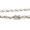 Armband i 18k vitguld med många diamanter på ca 1.0 ct. Vikt 18.25g