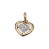 Diamant hänge i 18k guld