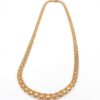 X-länk halsband med stavar i 18k guld- doserad. vikt:24,65g
