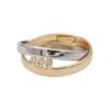 Ring i 18k guld med zirkoner
