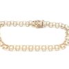 X-länk armband i 18k guld