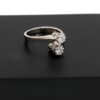 Ring i 18k vitguld med diamanter på totalt ca 0.5 ct G-VS