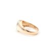 klackring med diamanter i 18k guld 0,10 ct. vikt:3,8g