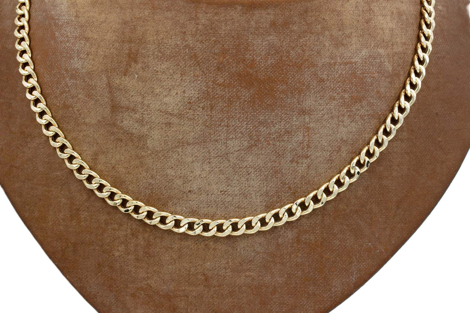 Halsband pansar i 18k guld- ihålig