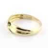 Ring i 18k guld med 3st diamanter på totalt ca 0,03 ct