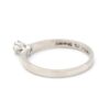 Diamant ring i 18k vitguld- 0,09 ct