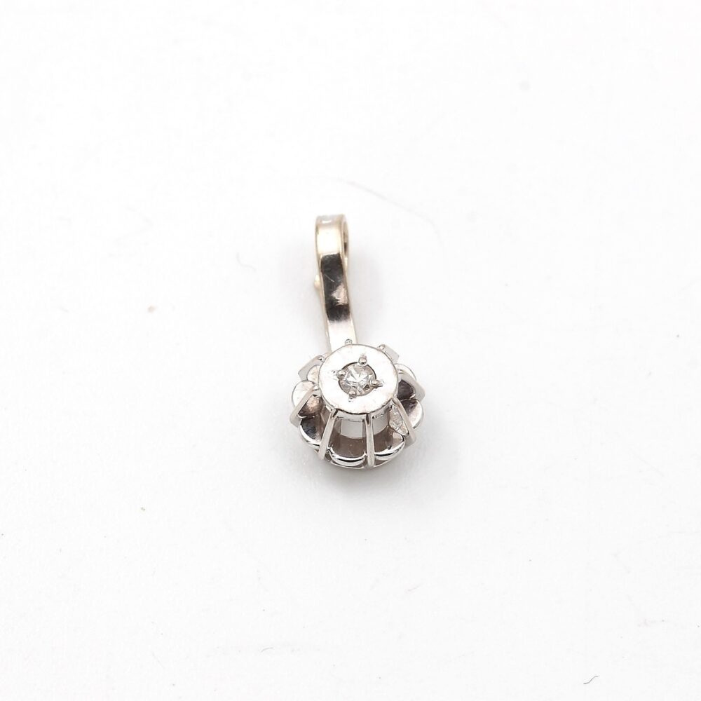Diamant hängen i 18k vitguld