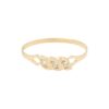 Ring i 18k guld med zirkonia stenar