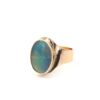 Ring i 18k guld med en opal sten