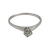 Diamantring i 18k vitguld på totalt 0.38 ct