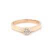 Diamantring i 18k guld- 0,10 ct