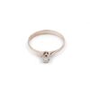 Solitär ring i 18k vitguld - 0,20 ct