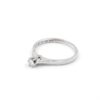 Solitär ring i 18k vitguld 0,10 ct