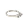 Diamantring i 18k guld vitguld ca 0,4 ct diamanter