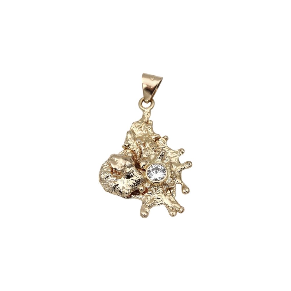 Diamanthänge i 18k guld ca 0,2 ct t-wsi