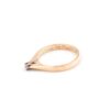 Solitär ring i 18k guld 0,05 ct