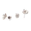 Diamant örhängen i 18k vitguld - 0,02 ct