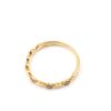Ring i 18k guld med små diamanter.Vikt 2.14 g