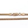 Halsband fiskben i 18k guld- massiv. Vikt 9.39g