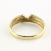 Ring i 18k guld med 3st diamanter på totalt ca 0,03 ct