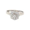 Diamantring i 18k guld vitguld 0,55 ct
