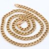 Halsband pansar i 18k guld- ihålig