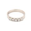 Diamantring i 18k vitguld 0,45 ct. vikt: 3,9 g