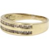 Ring i 18k guld med zirkoner