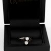 Ring i 18k vitguld med diamanter på totalt ca 0.5 ct G-VS