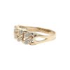 Diamantring i 18k guld 0,06 ct