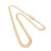 X-länk halsband doserad i 18k guld. vikt: 12,95g