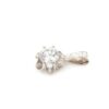 Diamanthänge i 18k vitguld ca 0,50 ct. vikt: 0,8g