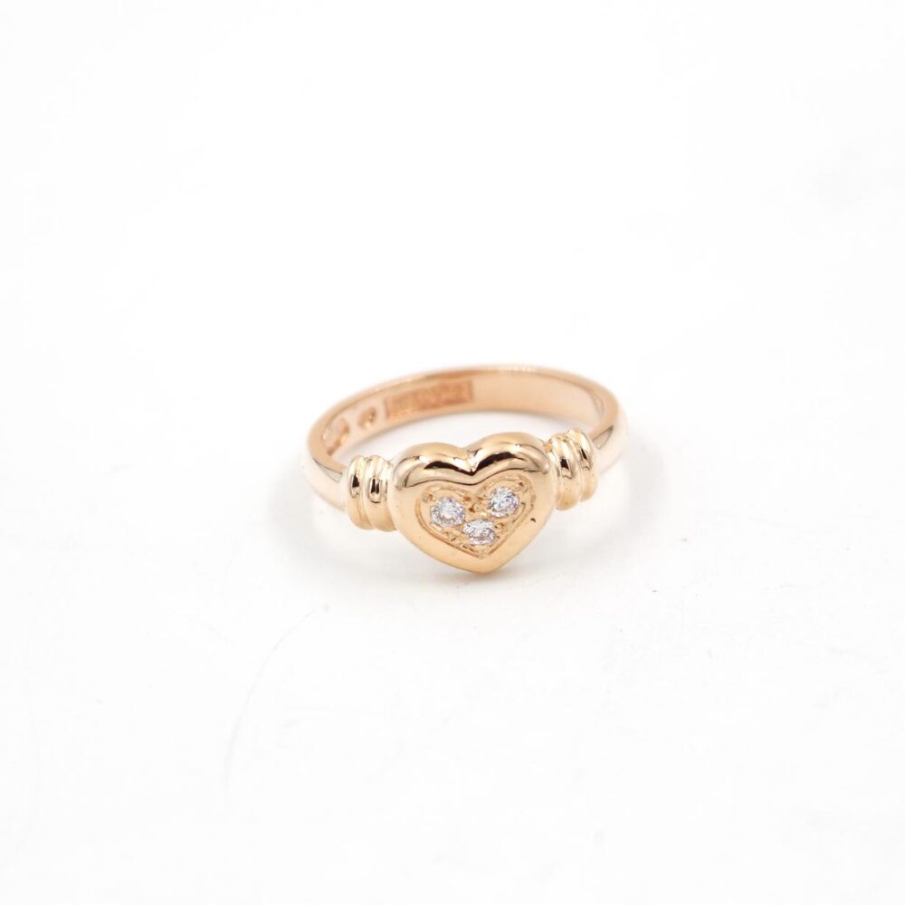 Alton ring i 18k guld med zirkon stenar