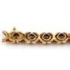 Armband i 18k guld med många små diamanter. Vikt:13.84g