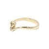 Diamantring i 18k guld med en gul safir