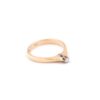 Solitär ring i 18k guld 0,05 ct