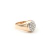 klackring med diamanter i 18k guld 0,10 ct. vikt:3,8g