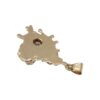 Diamanthänge i 18k guld ca 0,2 ct t-wsi