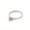 Solitär ring i 18k vitguld - 0,20 ct