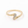 Diamantring i 18k guld