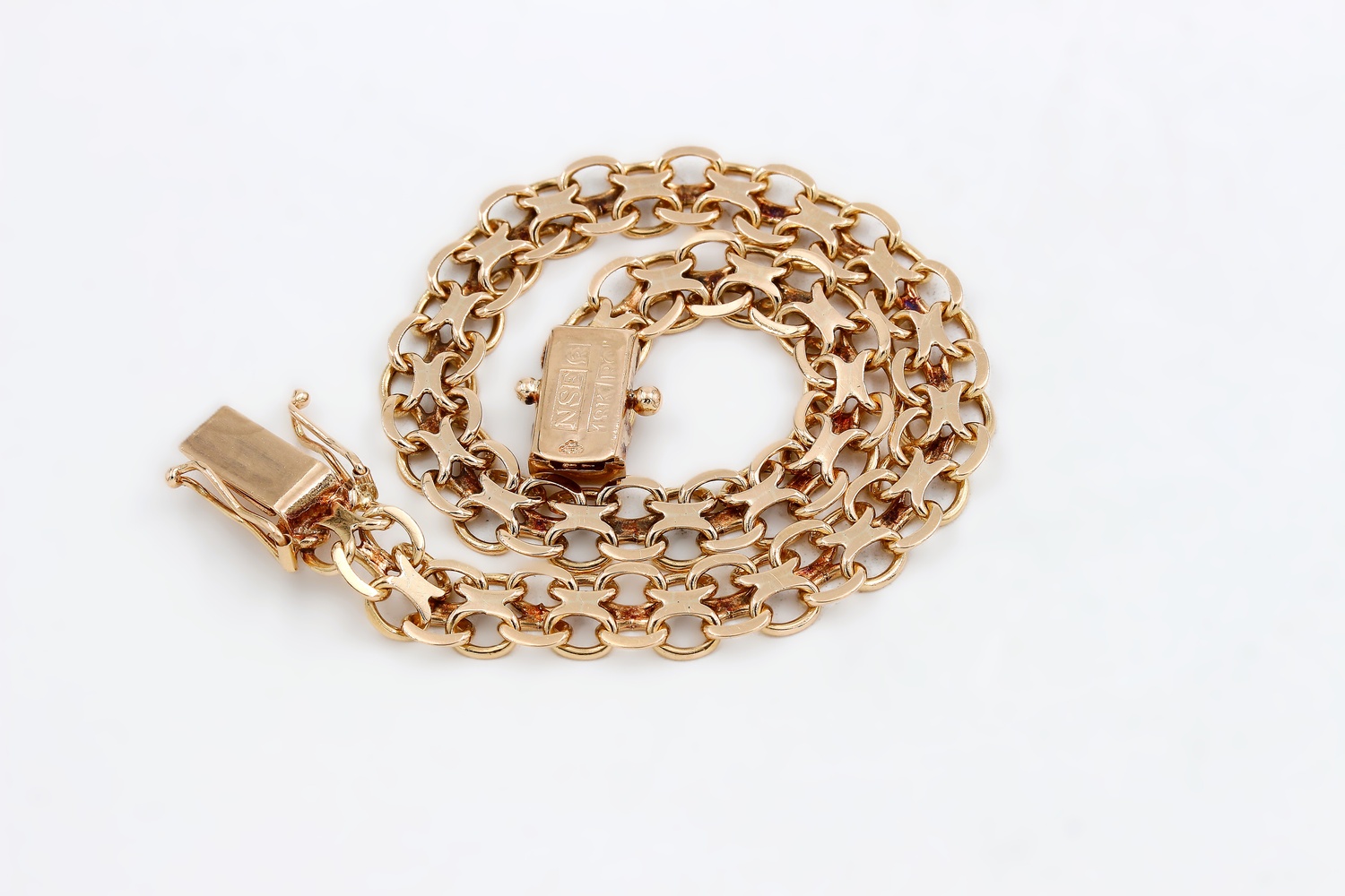 Armband X-länk i 18k guld