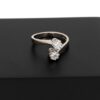 Ring i 18k vitguld med diamanter på totalt ca 0.5 ct G-VS