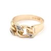 Bismarck ring i 18k guld med diamanter
