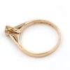 Ring i 18k guld med en diamant på 0.05 ct.Vikt 2 g