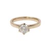 Diamantring i 18k guld 0,72 ct P-H