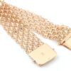 X-länk armband med stavar i 18k guld 5x. vikt: 20,9g
