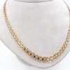 X-länk halsband i 18k guld. vikt: 25,55g