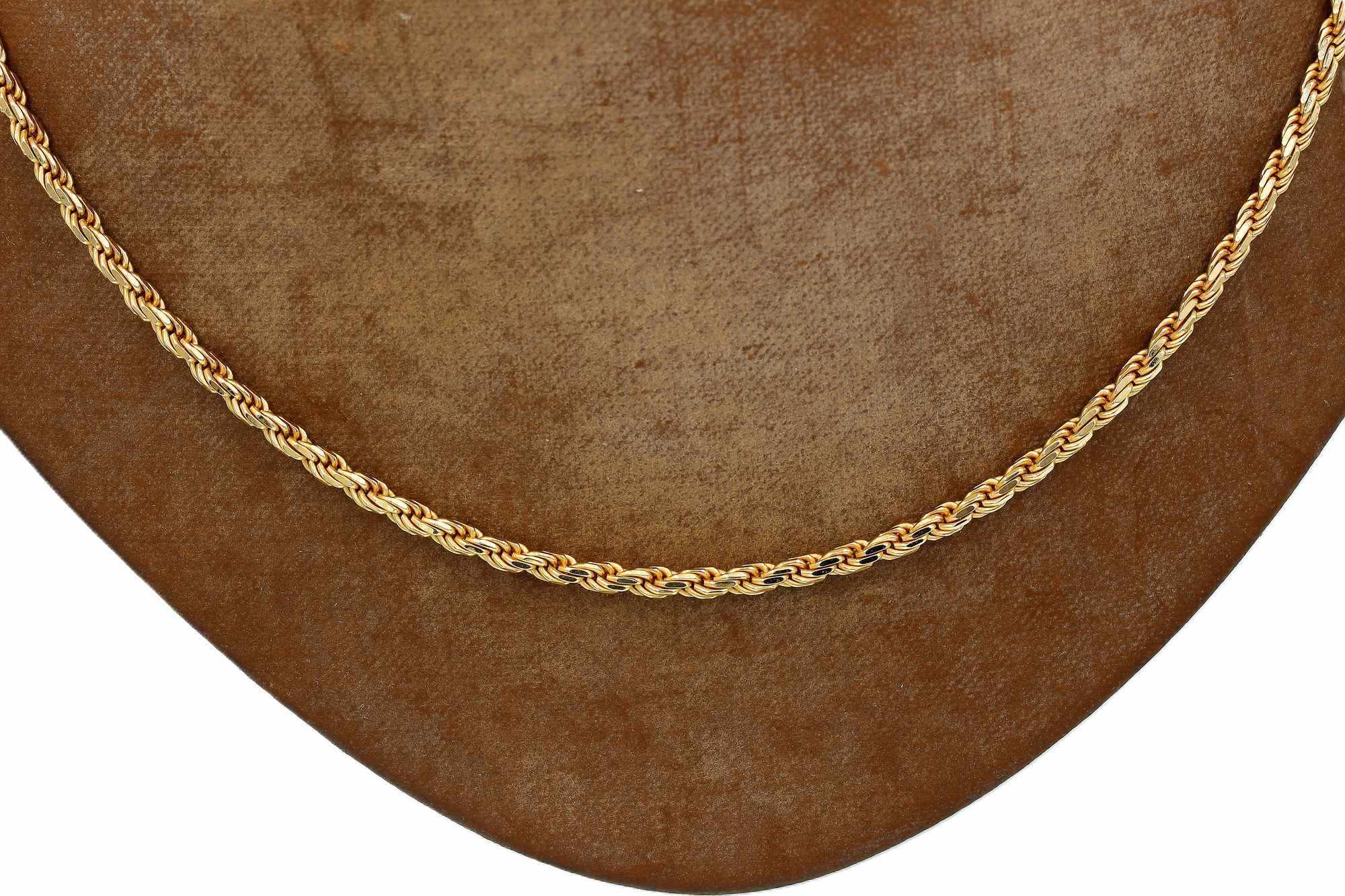 Cordell halsband i 18k guld- massiv.Vikt 16.30g