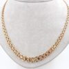 X-länk halsband i 18k guld. vikt: 25,55g