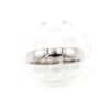 Vigselring i 18k vitguld.Vikt 5.16g